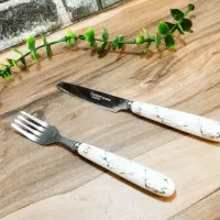 چاقو کارد و چنگال سرامیکی پذیرایی یونیک خط طلا|ظروف سرو و پذیرایی|کرمانشاه, |دیوار