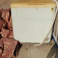 فروش مبل لباسشور دوقلو و گاز 5شعله سالم