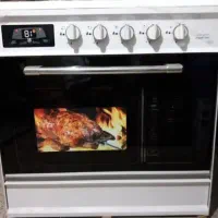 اجاق گاز ۵ شعله قاینارخزر سفید نو با گارانتی معتبر