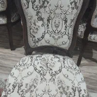 مبلمان ۹ نفره  و میز ناهارخوری ۸ نفره سلطنتی سالم|مبلمان خانگی و میز عسلی|رامسر, |دیوار