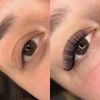 اکستنشن مژه حرفه ای فقط هزینه مواد