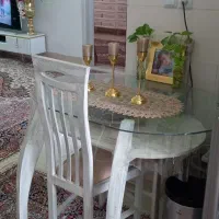 ناهارخوری میزنهارخوری دونفره کم جا ودر حد نو