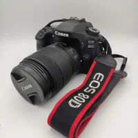 دوربین کانن canon 80D با لنز 135-18