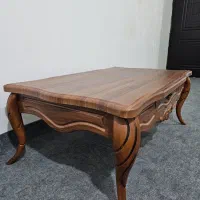 میز جلو مبلی کشودار و سه عدد گل میز شیک و تمیز|مبلمان خانگی و میز عسلی|عسلویه, |دیوار