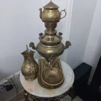 سماور ذغالی برنز