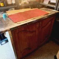 کابینت قدیمی آهن سفیدرویه  استیل اصل وزن سنگین