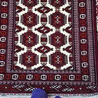 قالیچه دست بافت|فرش|آق قلا, |دیوار