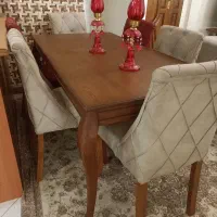 مبل هفت نفره همراه با میز نهار خوری شش نفره|مبلمان خانگی و میز عسلی|تهران, آشتیانی|دیوار