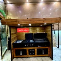 باربیکیو آیلند و سینک دار