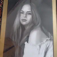 تابلو سیاه قلم .و ان یکاد
