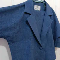 کت و شلوار سرمه ای تنخور زیبا فری سایز هستن