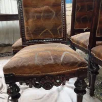 میز ناهار خوری ۸ نفر منبت کاری شده کاملا سالم|میز و صندلی غذاخوری|تهران, قصر فیروزه ۱|دیوار