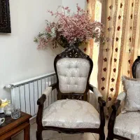 ی دست مبل ۹ نفره کاملا تمیز رنگ کرم قهوهای|مبلمان خانگی و میز عسلی|تهران, قبا|دیوار