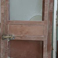 دوعدد درب آهنی  و یک درب دولنگه چوبی از جنس خوب|مصالح و تجهیزات ساختمان|شیروان (خراسان), |دیوار