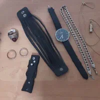 ساعت کردنی چاقو انگشتر دست بند