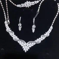 ست کامل گردنبند نقره