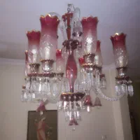 لوستر قدیمی 2دستگاه 12شاخه و8شاخه