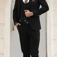 کت شلوار مشکی و سرمه ای|لباس|ساوه, |دیوار