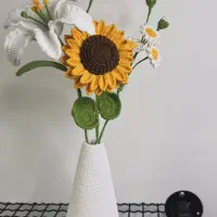 گل بافتنی برای ولنتاین|گل مصنوعی|اردبیل, |دیوار