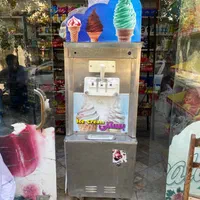 دستگاه بستنی قیفی ۲ مخزن