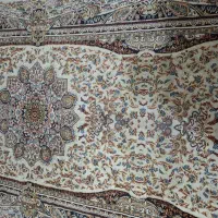 فرش ۹ متری کرم رنگ همراه با کناره ۱ در ۴|فرش|اهواز, گلستان|دیوار