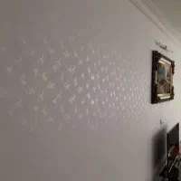 نقاشی ساختمان طرح کاغذ دیواری  با رنگ نانو|خدمات پیشه و مهارت|شهریار, شهریار|دیوار