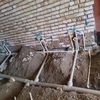 لوله کشی آب و فاضلاب  ونصب شیر آلات وابگرمکن