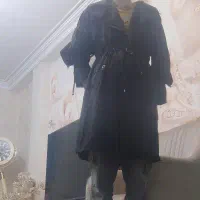 بارانی مشکی فری سایز