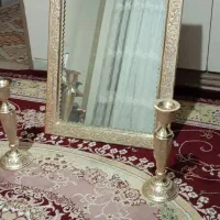 آینه و شمعدان|صنایع دستی و سایر لوازم تزئینی|اصفهان, شهرک کاوه|دیوار