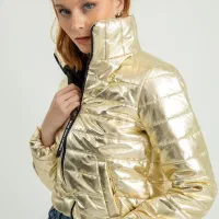 کاپشن طلایی دخترانه ضدآب