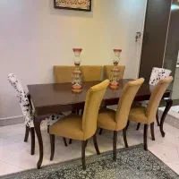 فروش نهارخوری هشت نفره، بدون کوچکترین خط وخش
