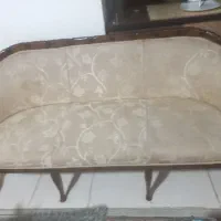 یک دست مبل تمام چوب گردو