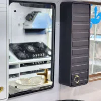 روشویی فول ست مشکی کر کره ای|مصالح و تجهیزات ساختمان|رشت, پارک شهر|دیوار