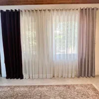 پرده با میل پرده عرض سه متر ارتفاع ۲متر ۳۰