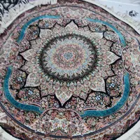 دو عدد فرش ماشینی گرد