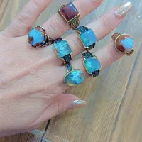 انگشتر فیروزه اصل نیشابور رکاب طلا روس|جواهرات|تهران, والفجر (افسریه)|دیوار