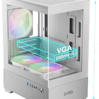 AURA GC9M WH ARGB کیس|قطعات و لوازم جانبی رایانه|تهران, میدان ولیعصر|دیوار