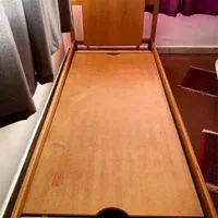 تخت یک نفره چوبی بهکار چوب|تخت و سرویس خواب|رشت, گلسار|دیوار