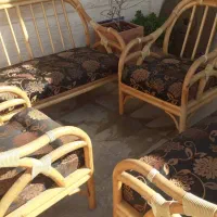 یک دست مبل چوبی 6نفره