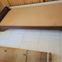 تخت خواب یکنفره کفی چهارچوب تشک باهم|تخت و سرویس خواب|اصفهان, طامه|دیوار