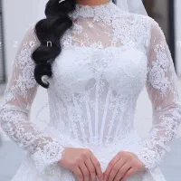 لباس عروس دانتل فرانسه