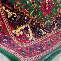 فرش ایرانی طرح سنتی سبز-قرمز برای دکور مدرن۶متری|فرش|تهران, سیروس|دیوار