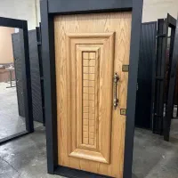 درب مدل طرح سنگ برای لابی و ورودی