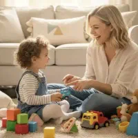 نگهداری کودک شما همراه بازی و اموزش