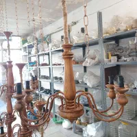 لوستر چوبی روستیک /Rustic / تولیدی