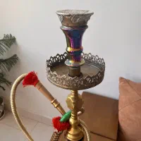 قلیان تنه برنج ارتفاع بلنددرحدنوو یک قلیان چوبی|صنایع دستی و سایر لوازم تزئینی|تهران, شهر زیبا|دیوار