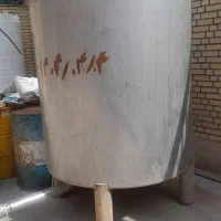 مخزن ایستاده استیل شیردار