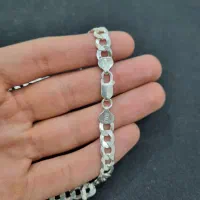 زنجیر نقره مردانه ایتالیایی ITALY کارتیه (گردنبند)|جواهرات|تهران, گیشا|دیوار