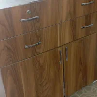 میز کار و درآور بزرگ|جاکفشی، کمد، دراور|زنجان, |دیوار