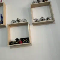 ۳ عدد شلف دیواری|کتابخانه، شلف، قفسه‌های دیواری|رشت, دیانتی|دیوار